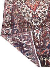 Load image into Gallery viewer, Antique Hand Knotted Wool Heriz Rug